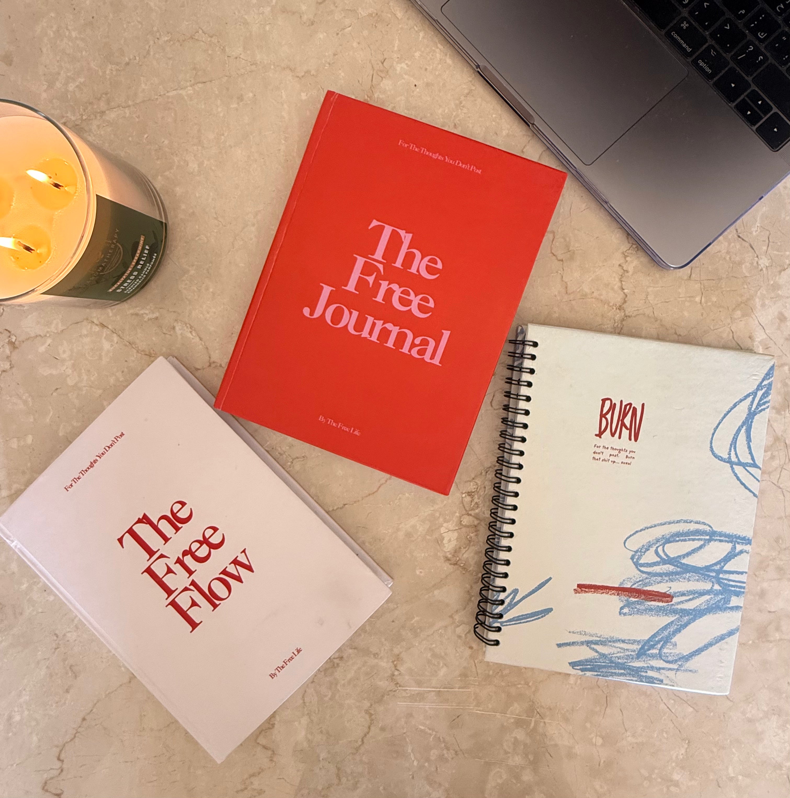 The Free Life - guided wellness journals for overthinkers